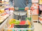 Winkelkarretje supermarkt